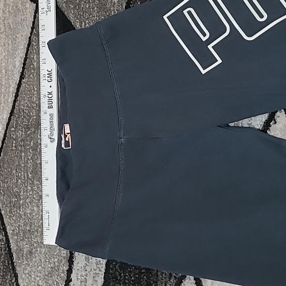 PUMA DRYCELL CROPPED SPORT LIFESTYLE RUCHED CROPPED LEGGINGS - Picture 7 of 13